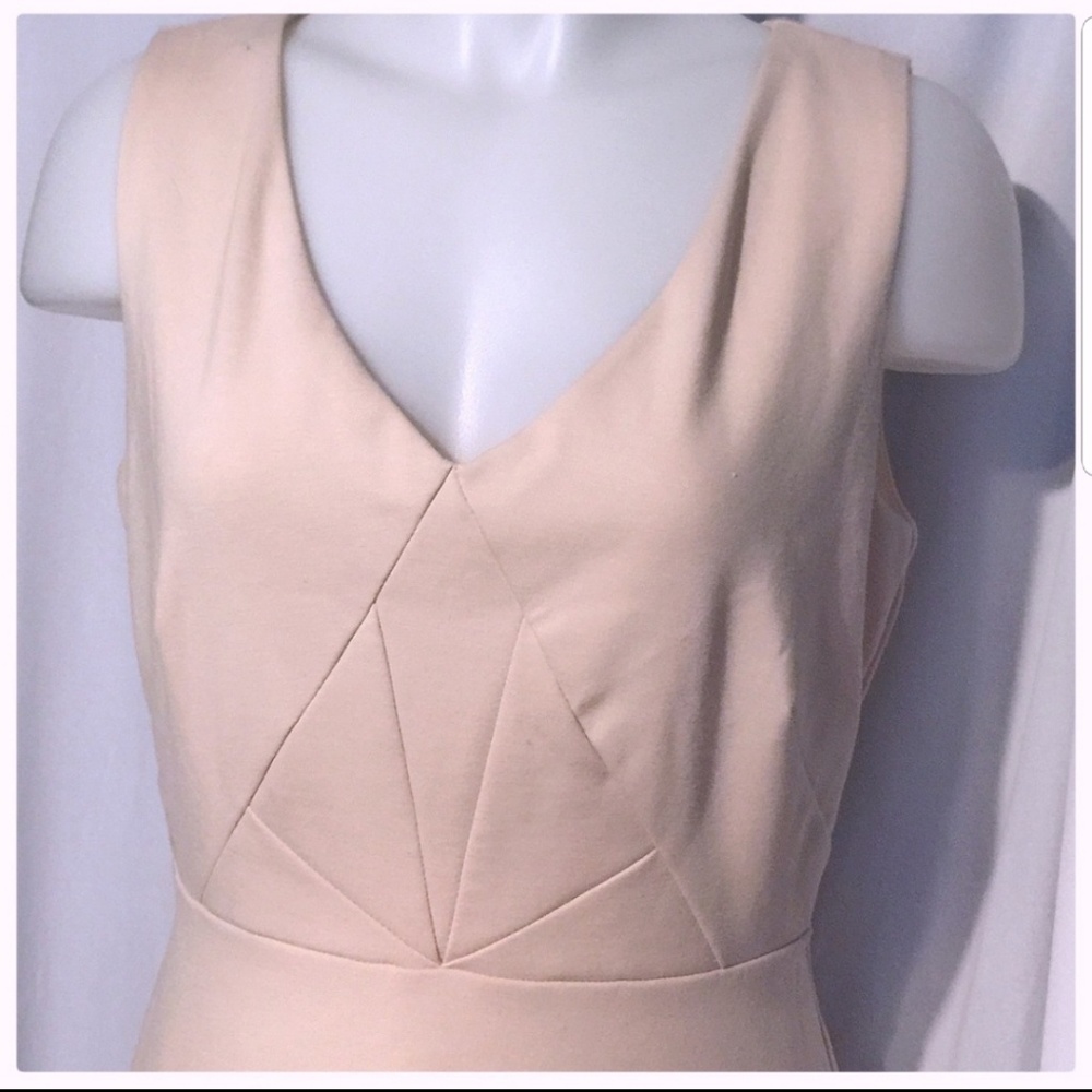 Jennifer Lopez Blush lined dress with flirty flare